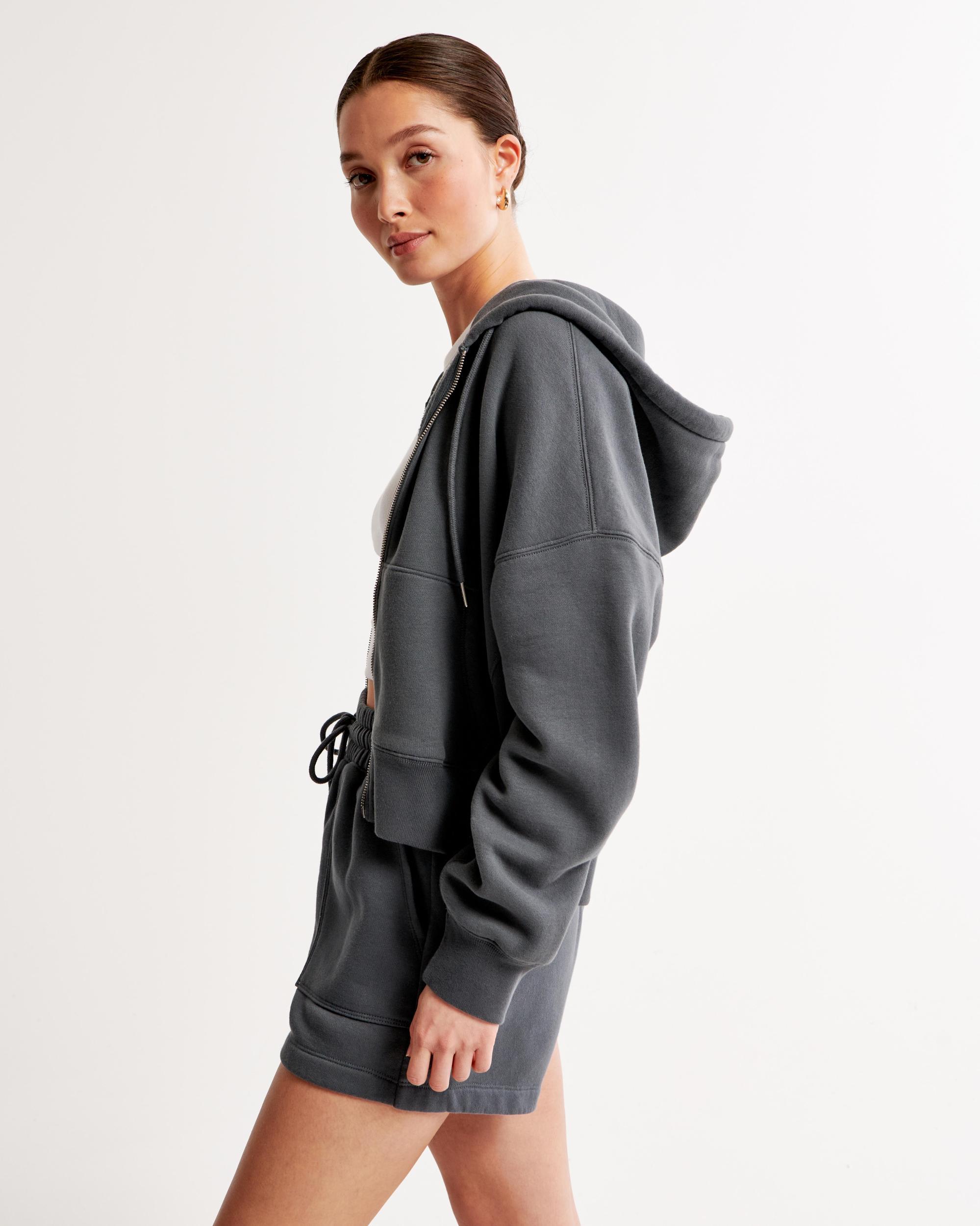 Essential Ribbed Sunday Hooded Full-Zip Product Image