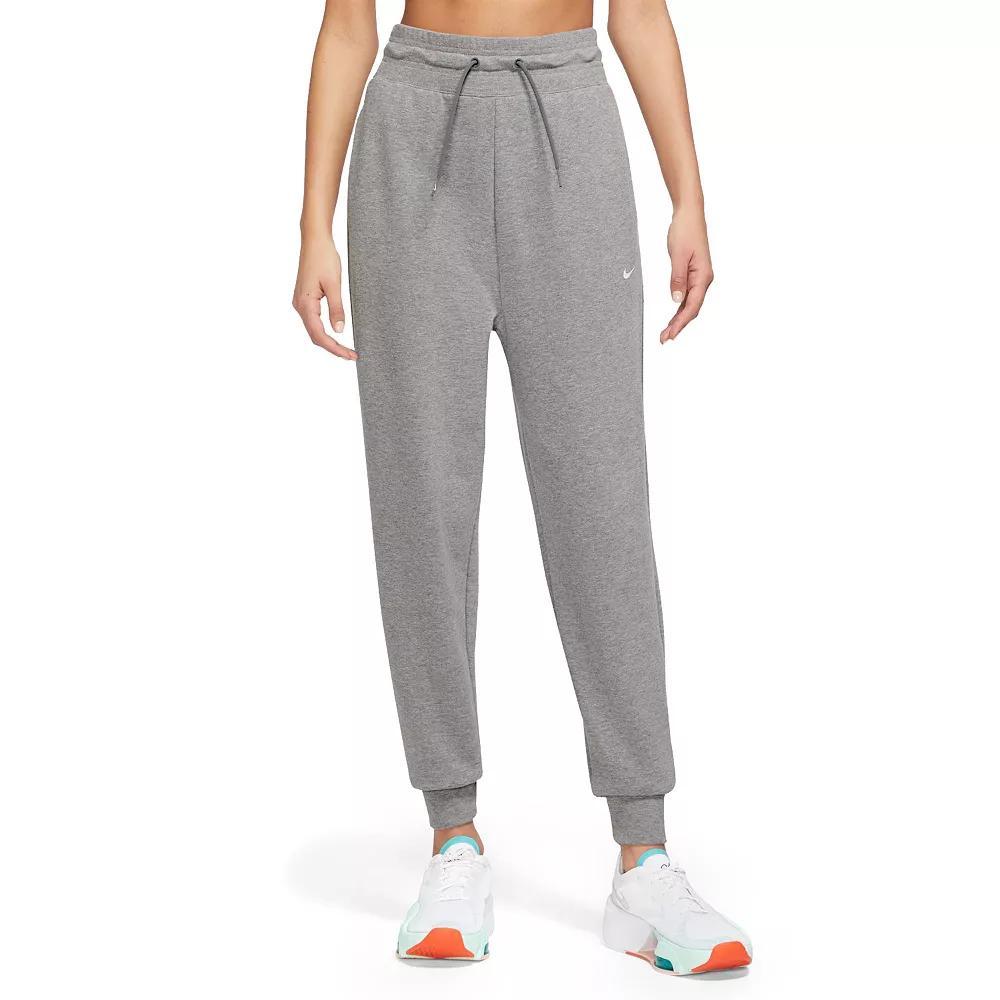 Women's Nike One Dri-FIT Joggers, Size: XXL, Carbon Grey Product Image