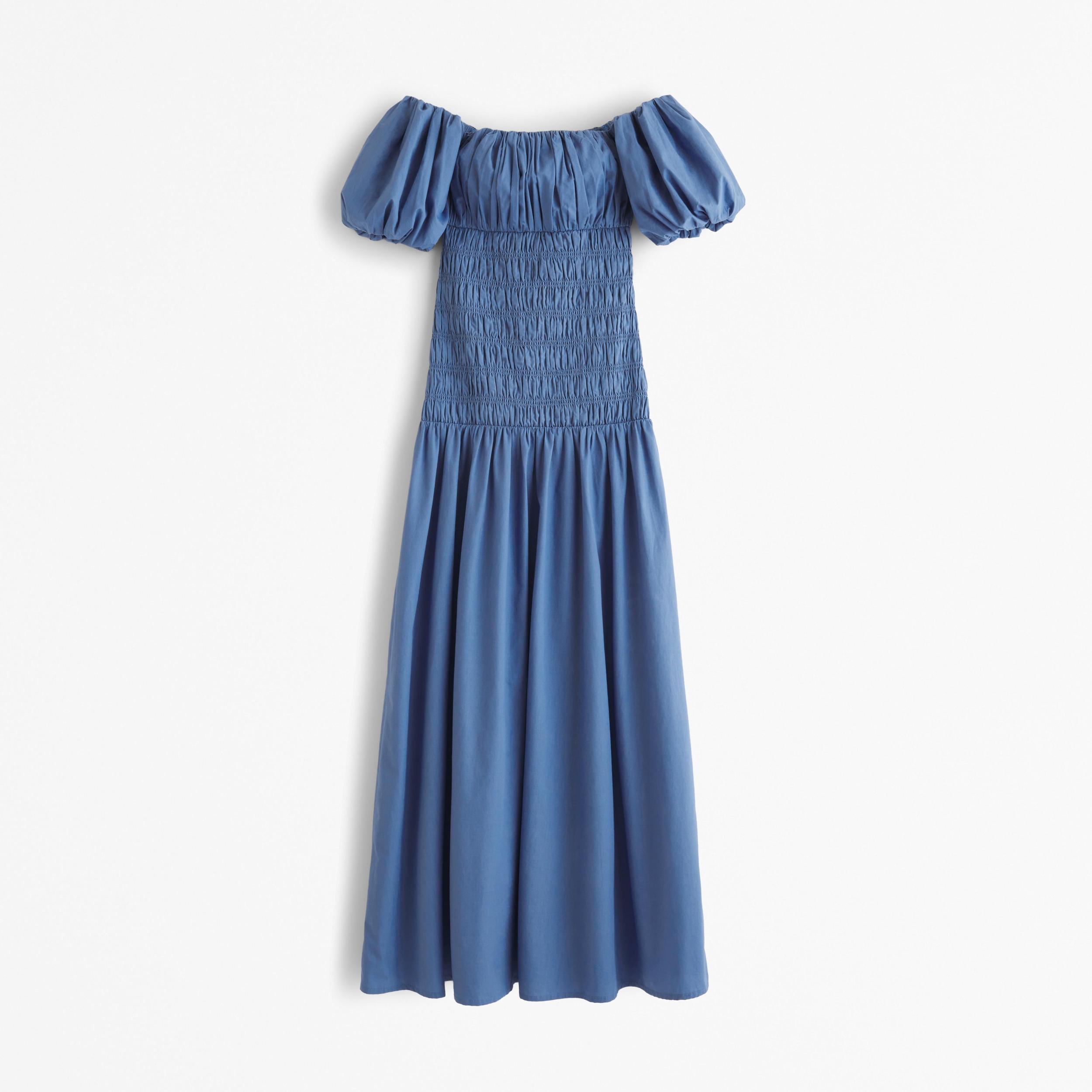 Smocked Drop-Waist Maxi Dress Product Image