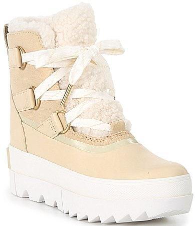 Joan Of Arctic Leather Faux-Fur Snow Booties Product Image
