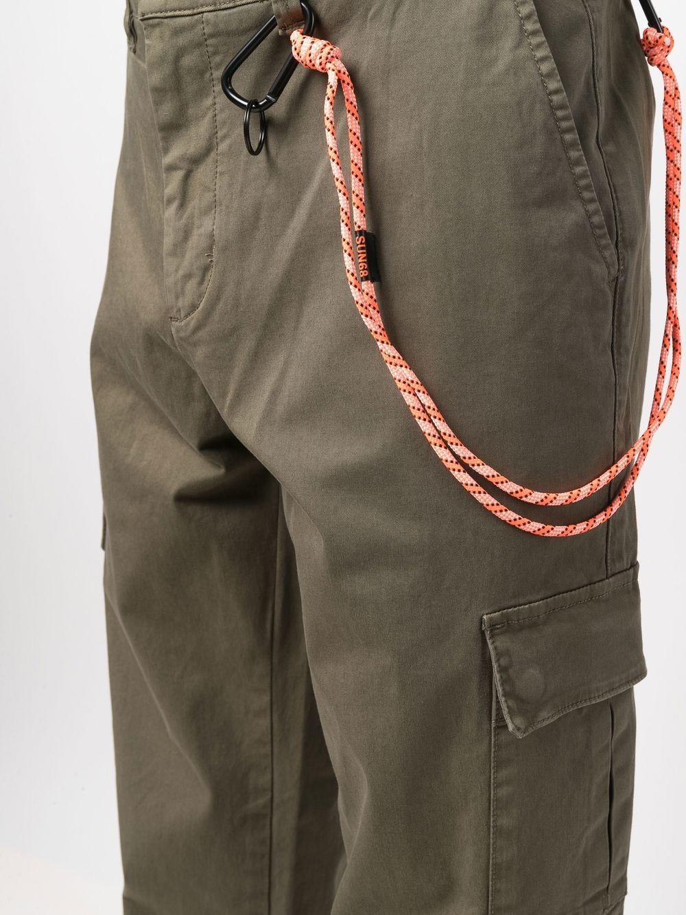 pocket-detail chino trousers Product Image