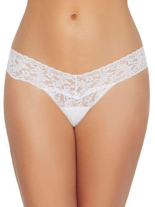 Signature Lace Low-Rise Thong Product Image