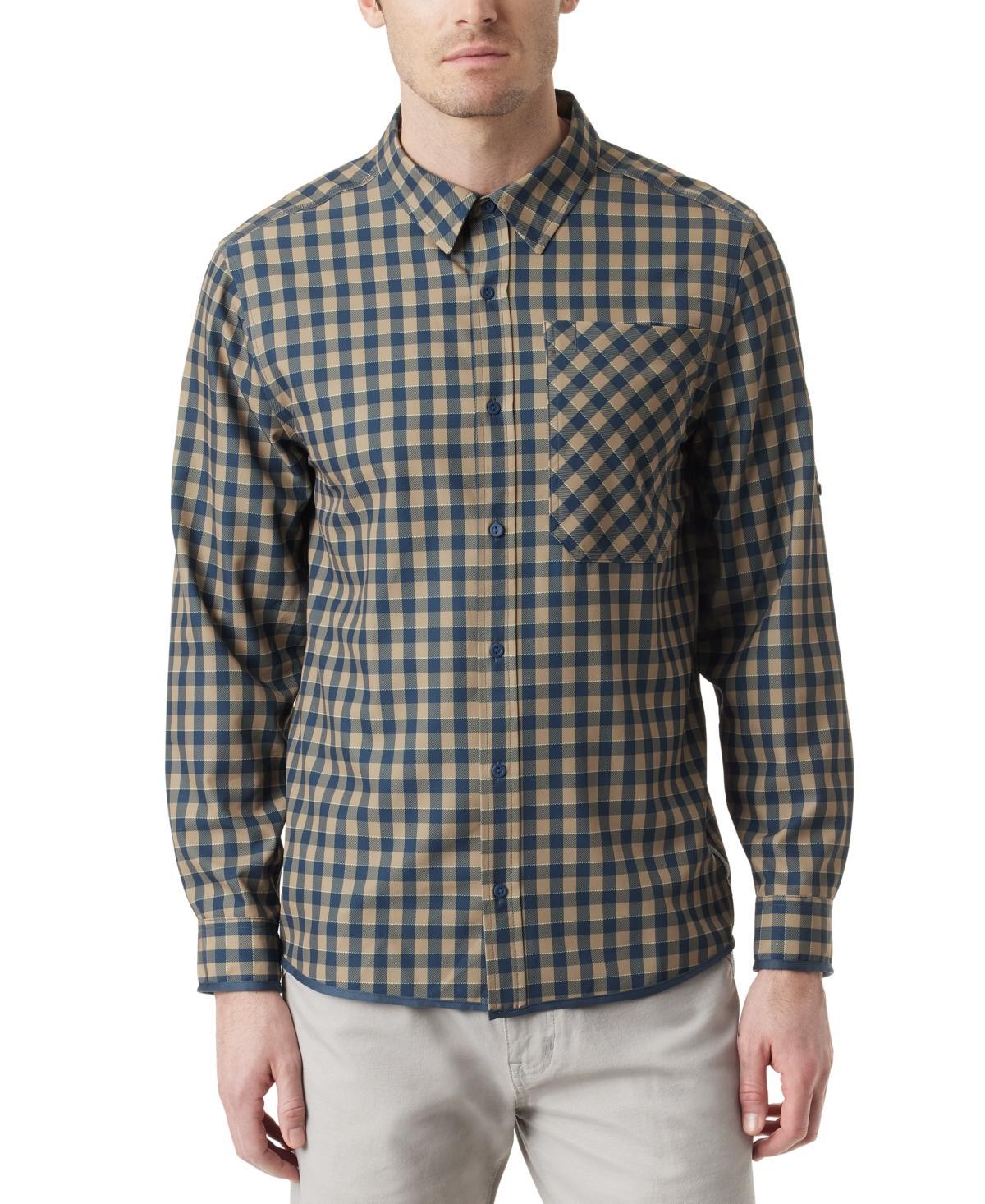 Bass Outdoor Mens Cool Plaid Long-Sleeve Shirt Product Image