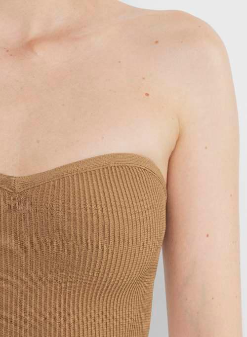sculpt knit sweetheart tube top Product Image