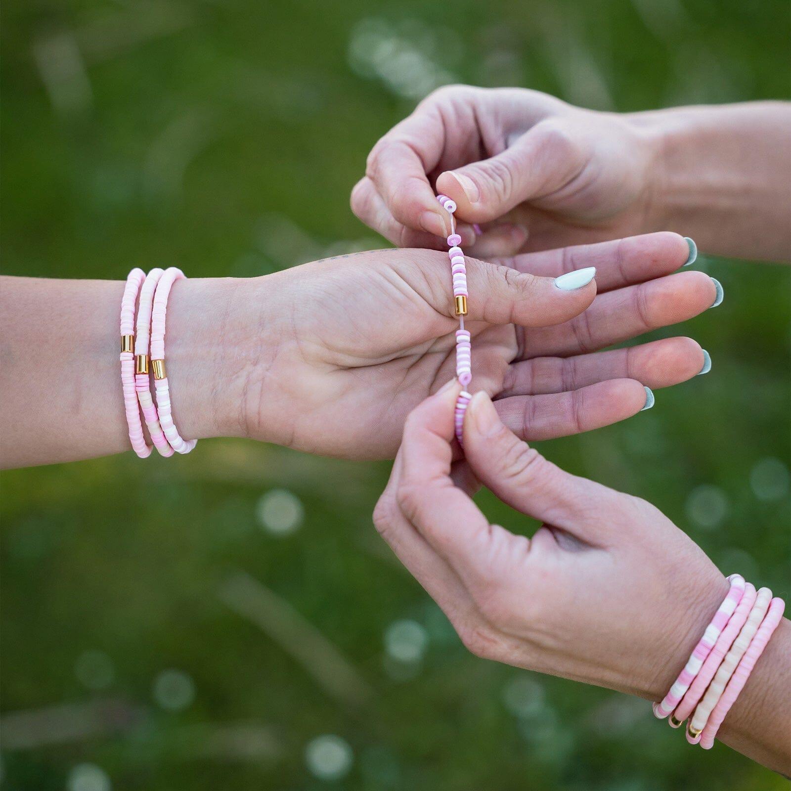 International Women’s Day Stretch Bracelet Set of 8 Female Product Image