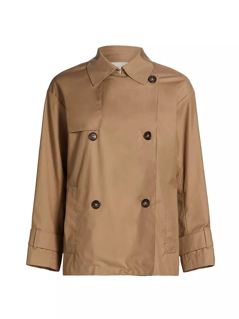 Zeno Double-Breasted Rain Coat Product Image