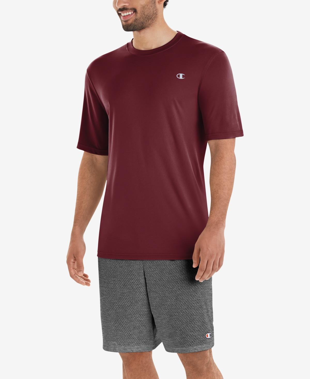 Mens Champion Double Dry Tee Team Red Scarlet L Product Image