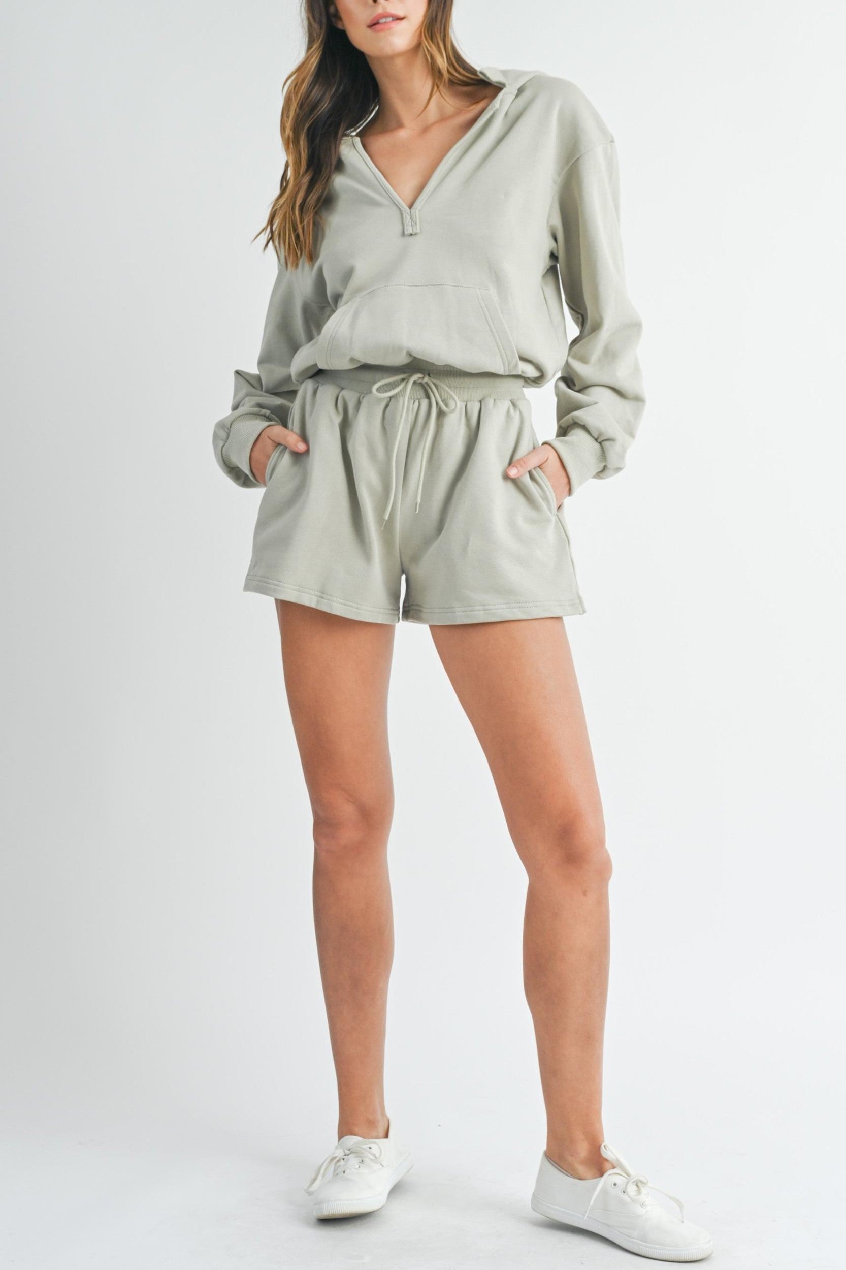 Cotton Hooded Romper Product Image