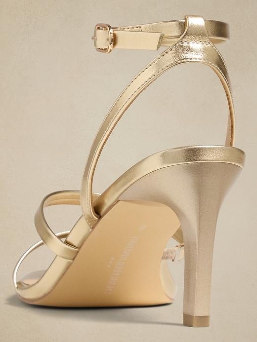 Vegan Leather Strappy Sandal Product Image