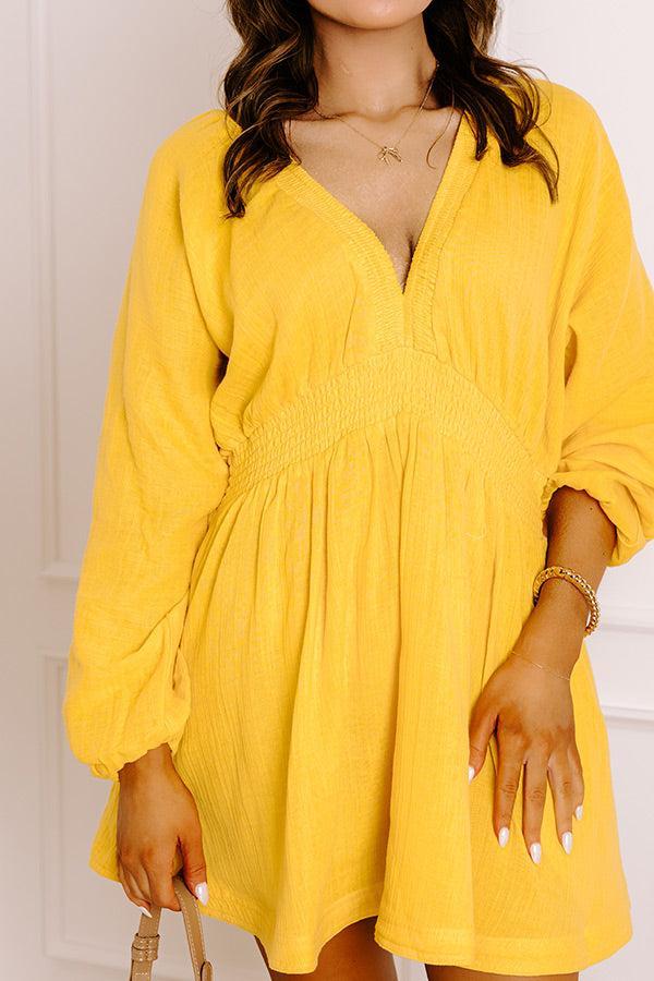 Fun In The Sun Gauze Mini Dress Product Image