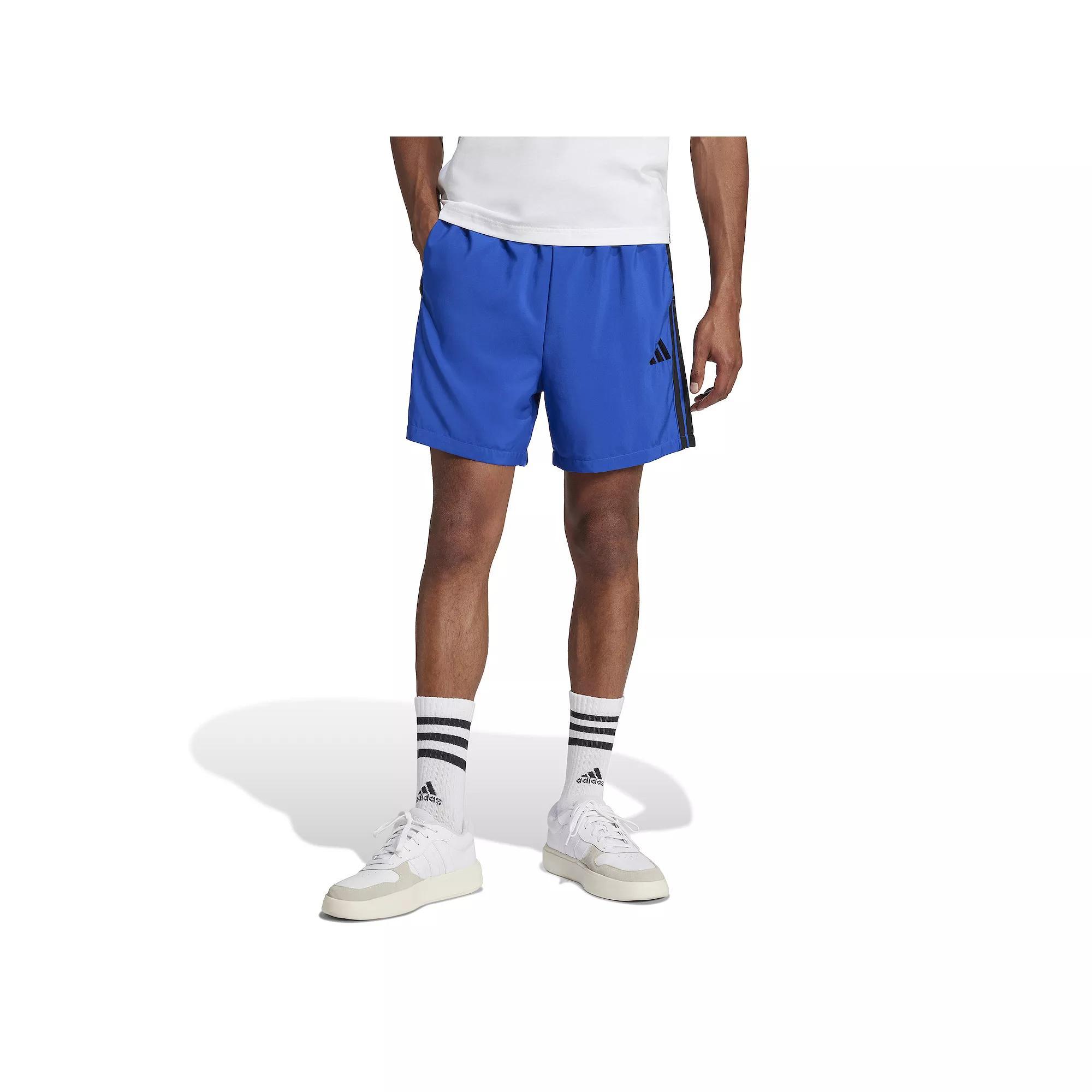 Men's adidas Essentials 3-Stripes Chelsea Sportswear Shorts, Size: Large, Multi Royal Blue Product Image