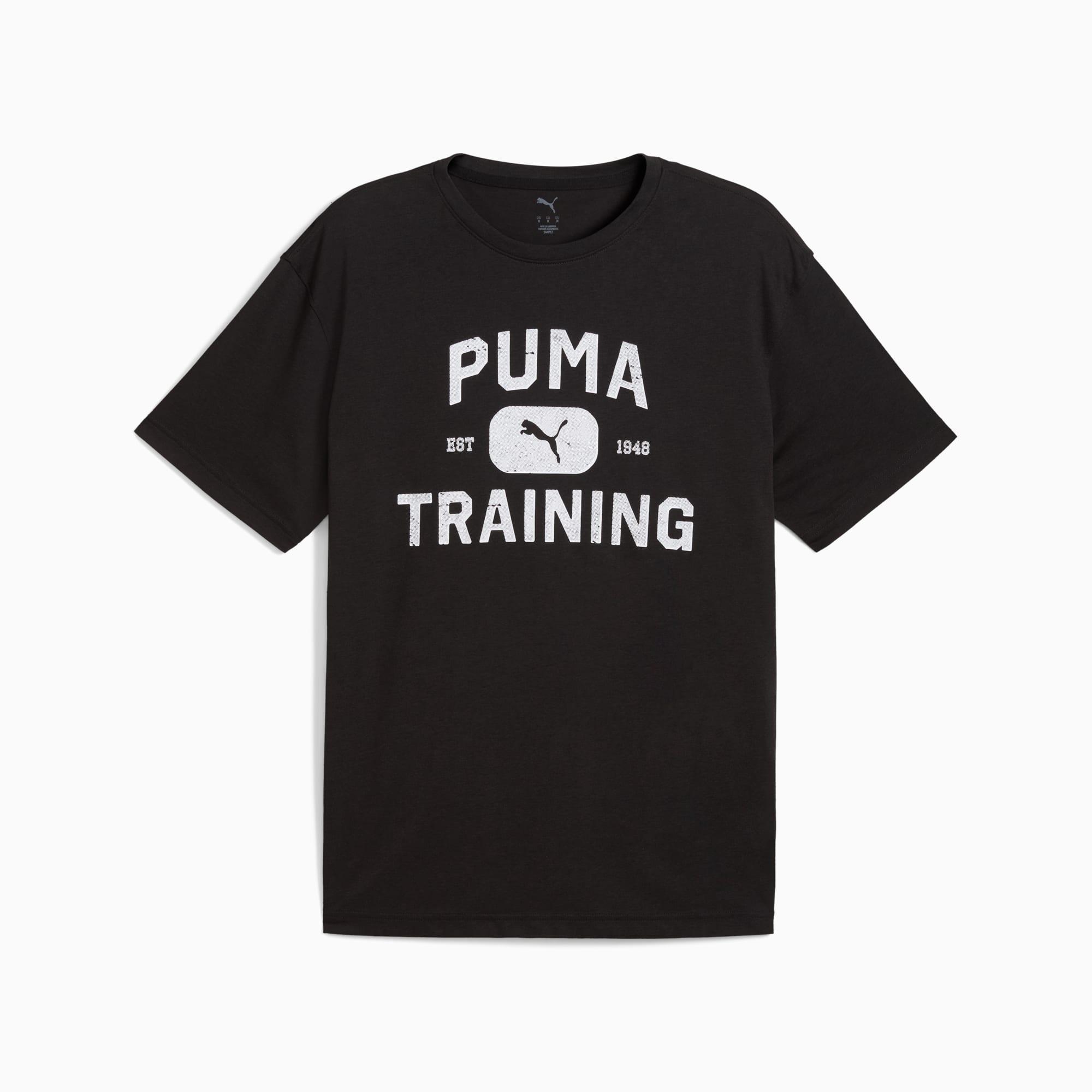 PUMA GRAPHICS Logo Relaxed Training T-Shirt Men Product Image