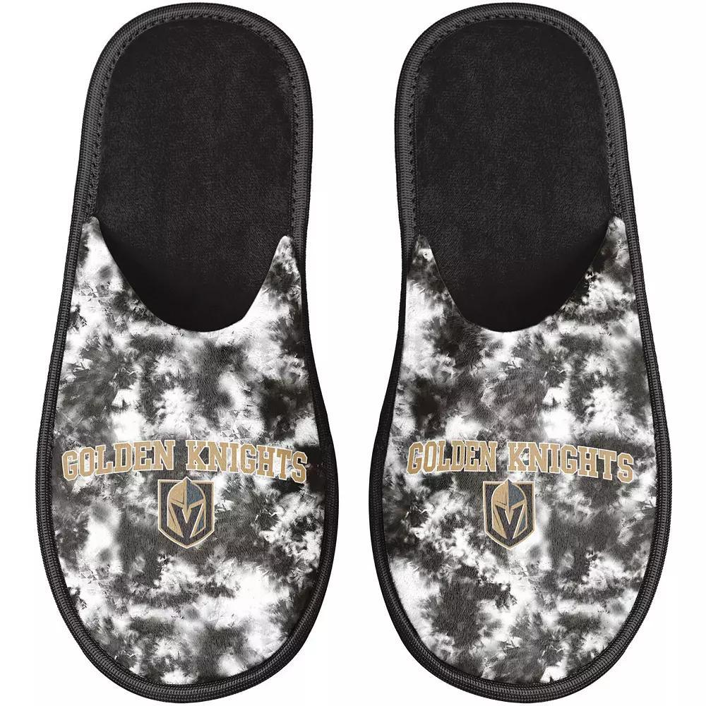 Womens FOCO Vegas Golden Knights Iconic Logo Scuff Slippers Product Image