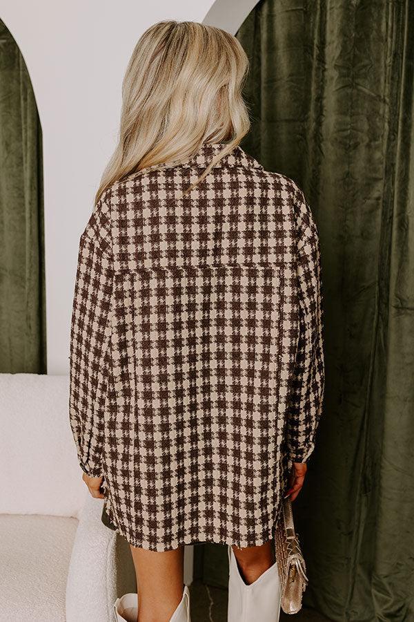 Caffeine Crush Checkered Jacket Product Image