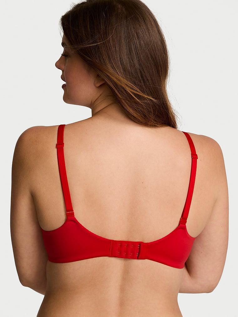 Lace Trim Lightly Lined Demi Bra Product Image