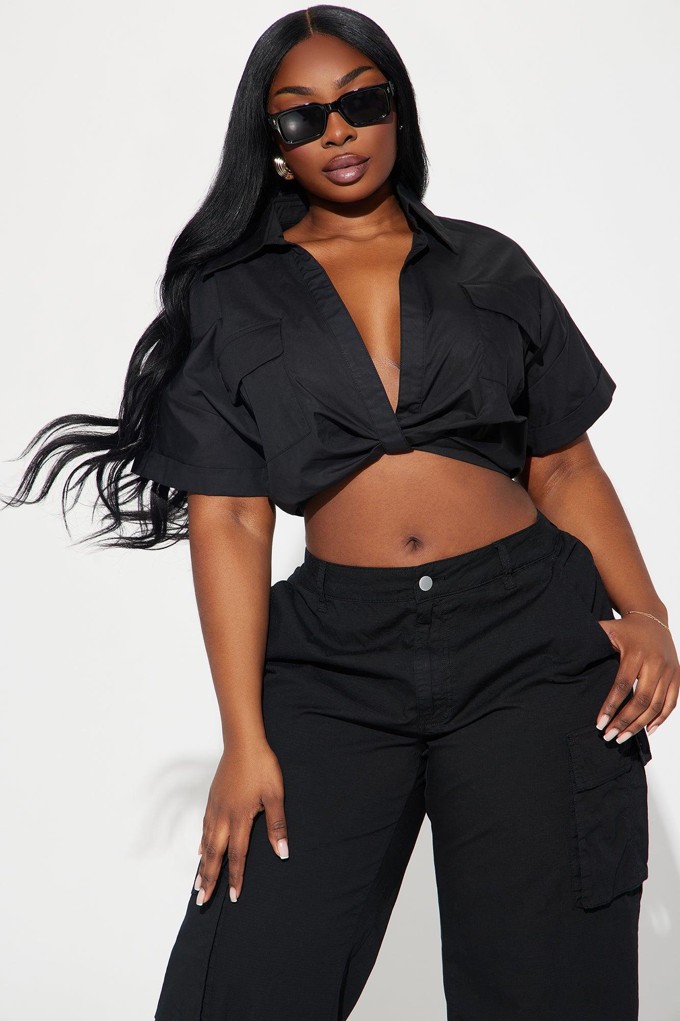 Catch Me Chillin' Top - Black Product Image