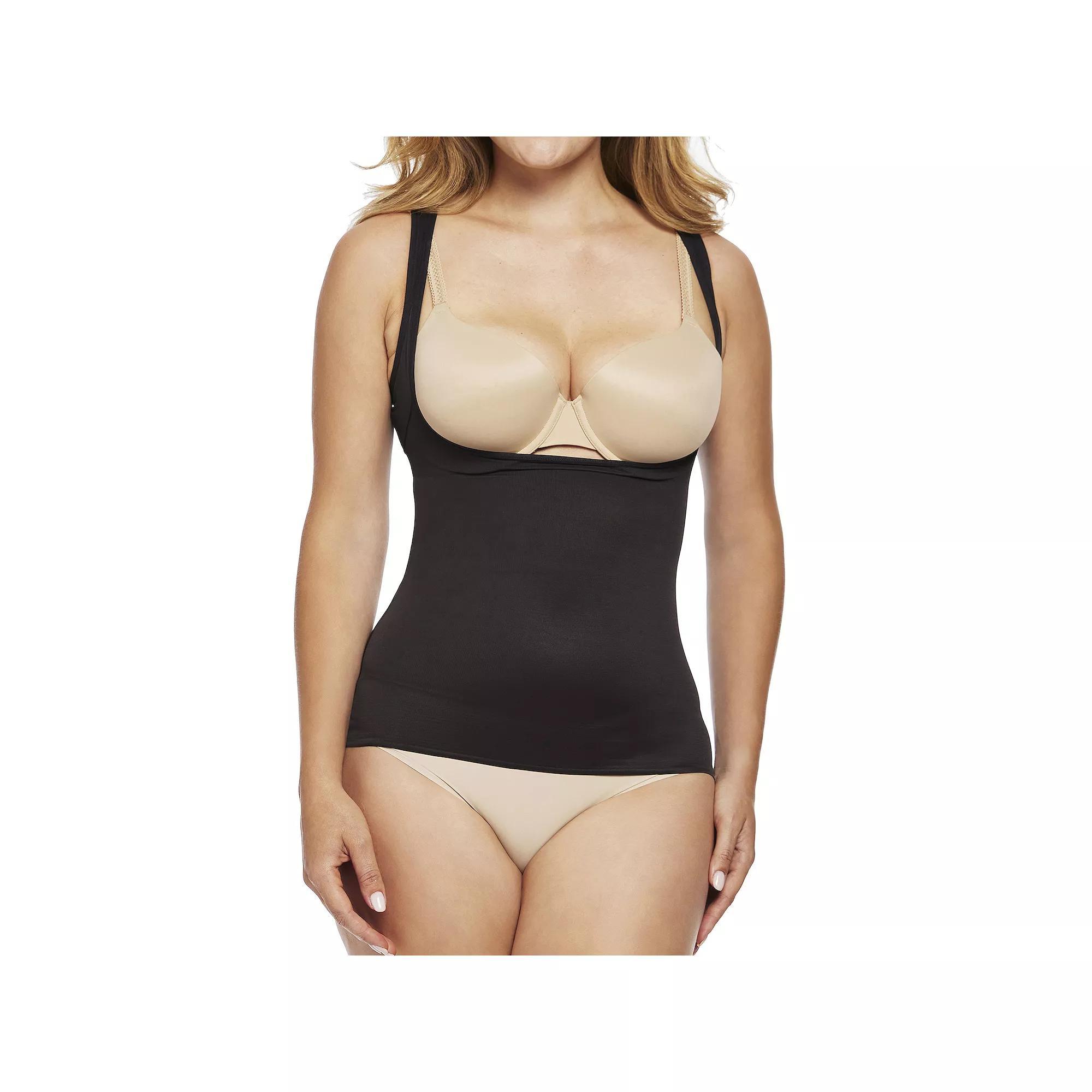 Naomi & Nicole® Firm Control Shapewear Unbelievable Comfort Step-In Torsette Camisole 771, Women's, Size: Small, Warm Beige Product Image
