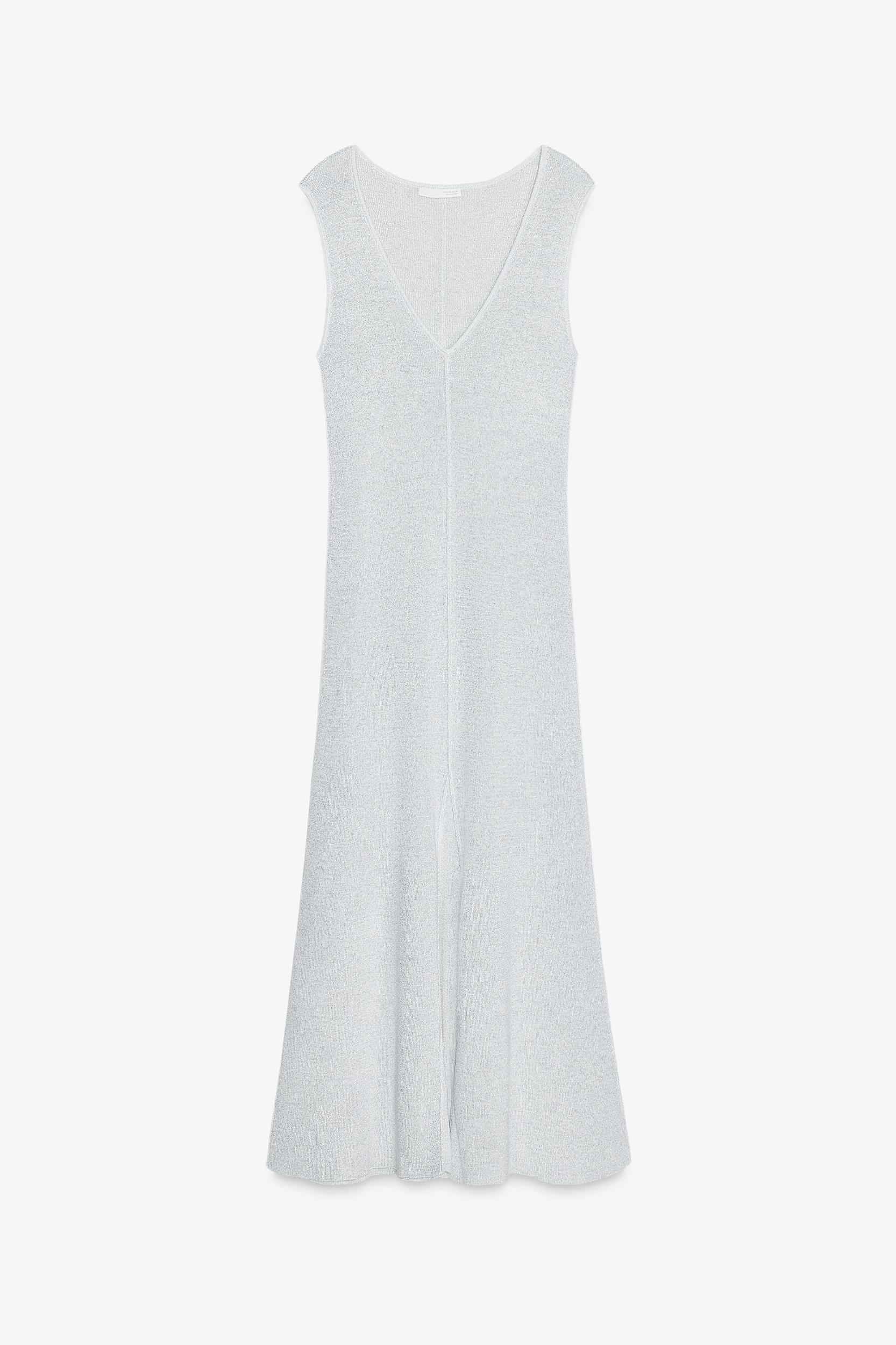 METALLIC LONG DRESS Product Image