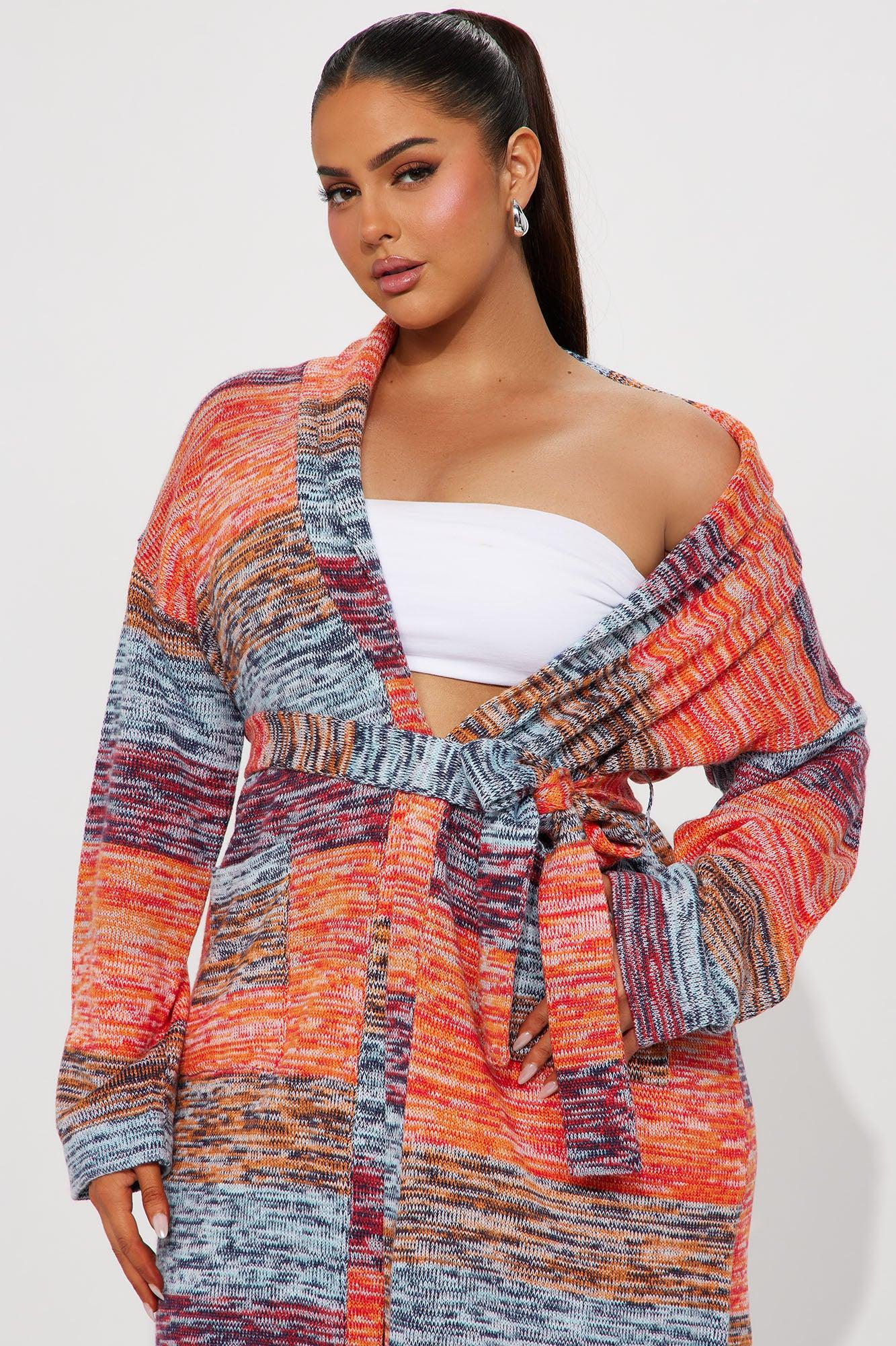 Making Magic Color Block Cardigan - Multi Color Product Image