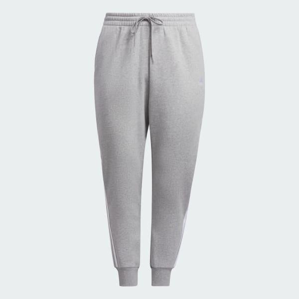 adidas Essentials 3 Stripes Fleece Jogger (Plus Size) Product Image