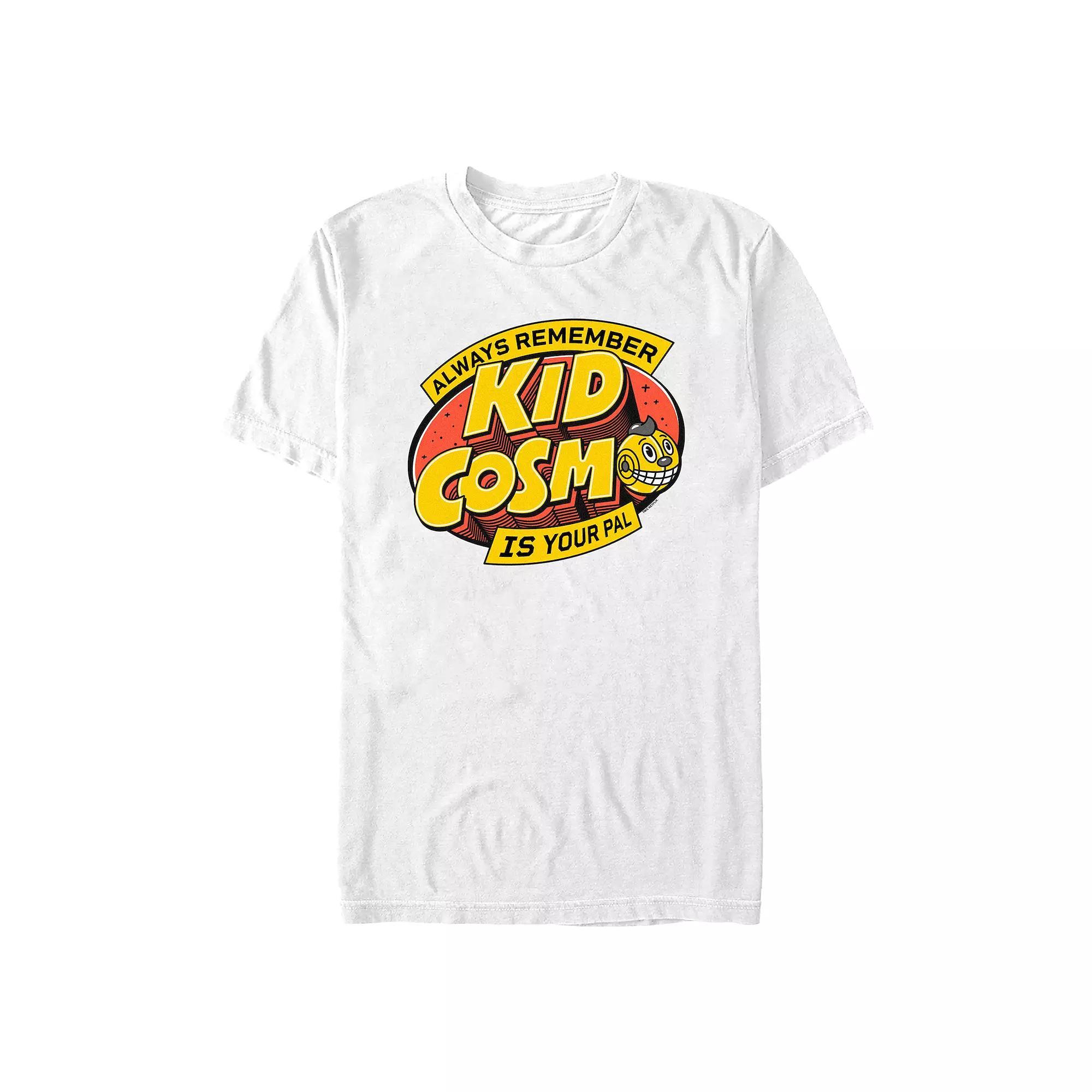 Big & Tall The Electric State Kid Cosmo Is Your Pal Stamp Graphic Tee, Men's, Size: 3XL, White Product Image