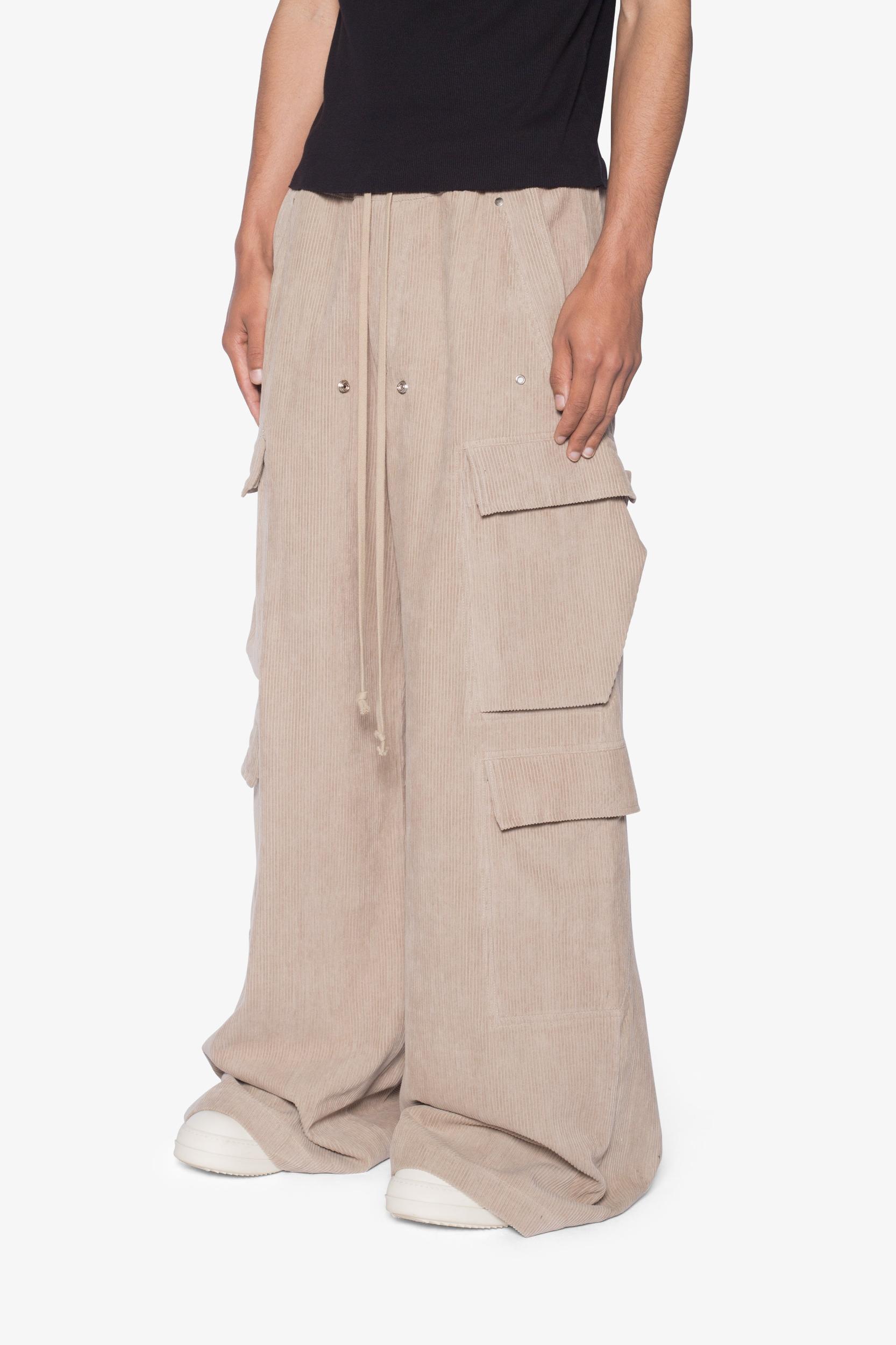 Corduroy Rave Double Cargo Pants - Khaki Product Image