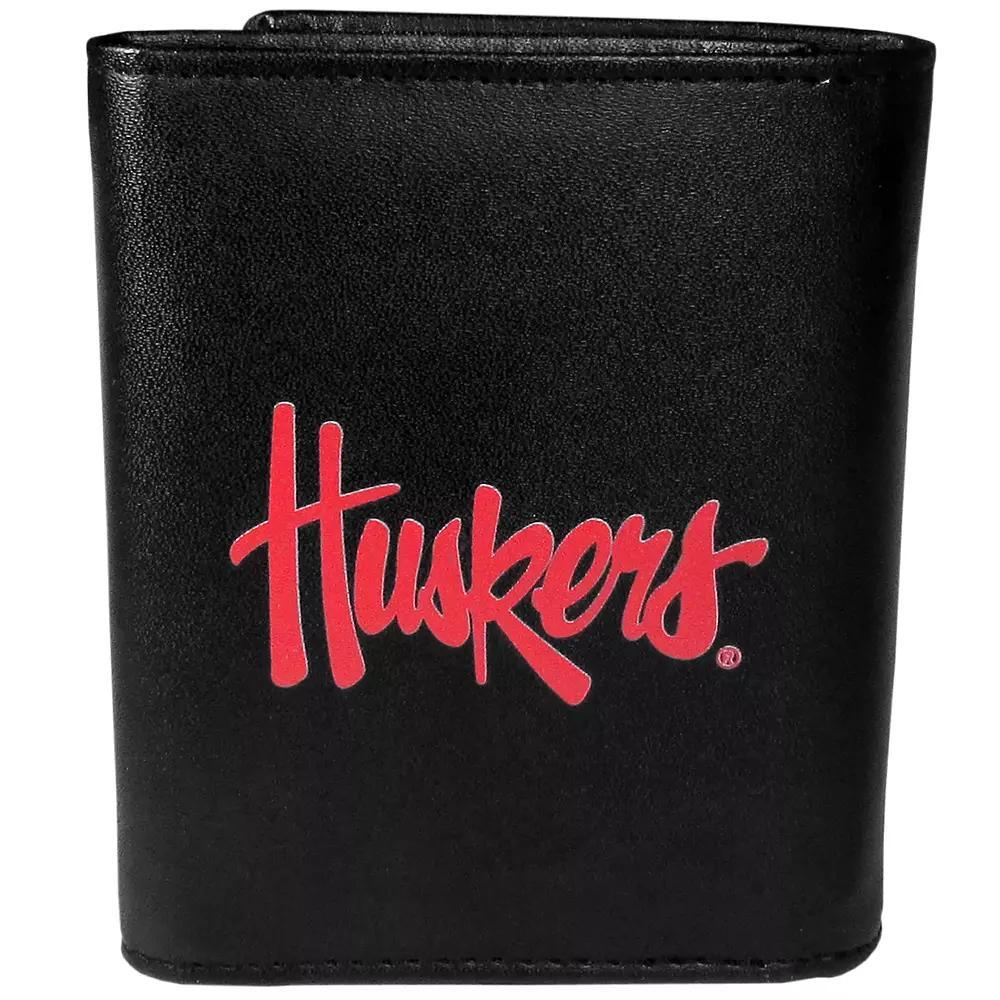 Men's Nebraska Cornhuskers Tri-Fold Wallet, Team Product Image