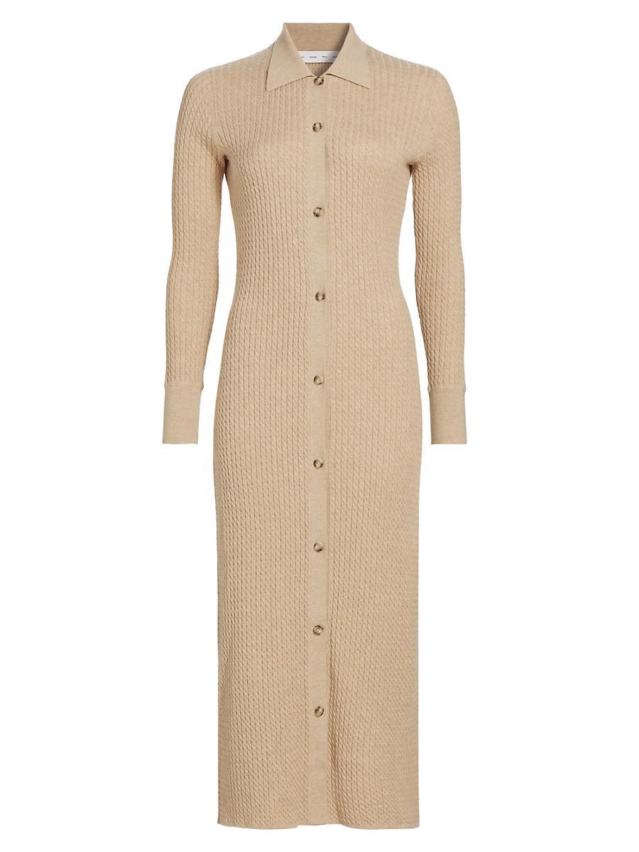 Womens Phillips Micro-Cable-Knit Dress Product Image