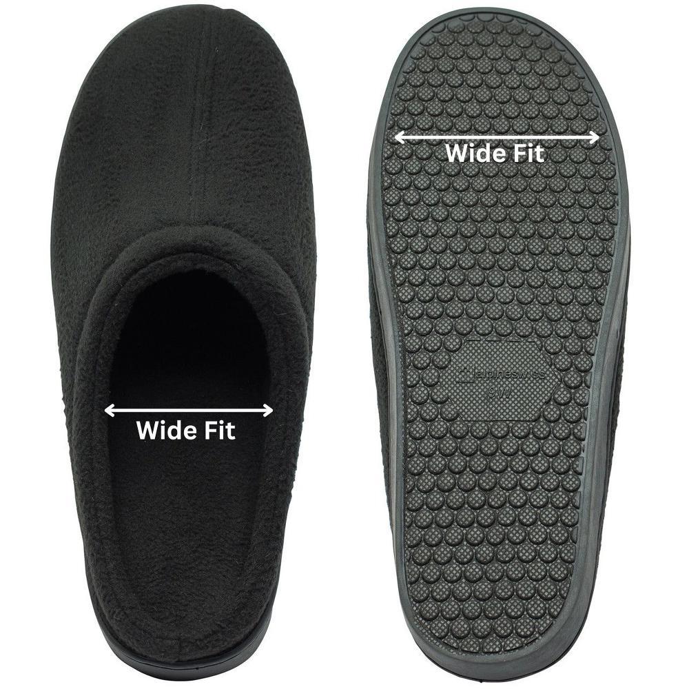 Alpine Swiss Peter Mens Memory Foam Wide Fleece Clog Slippers Slip On House Shoes Product Image