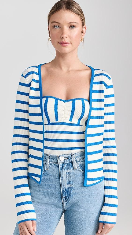 Favorite Daughter Slim Knitted Cardigan | Shopbop Product Image