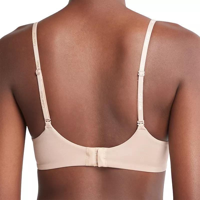 Calvin Klein Womens Form To Body Lightly Lined Bralette - Pink Product Image