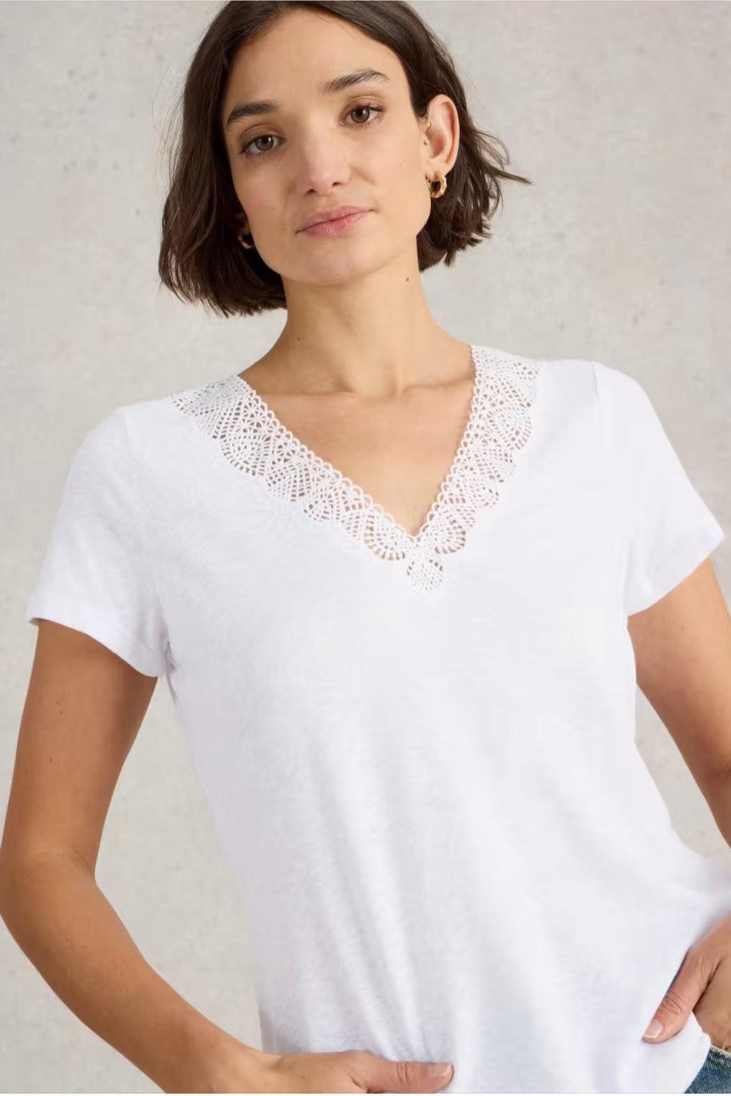Ellie Lace Tee Product Image
