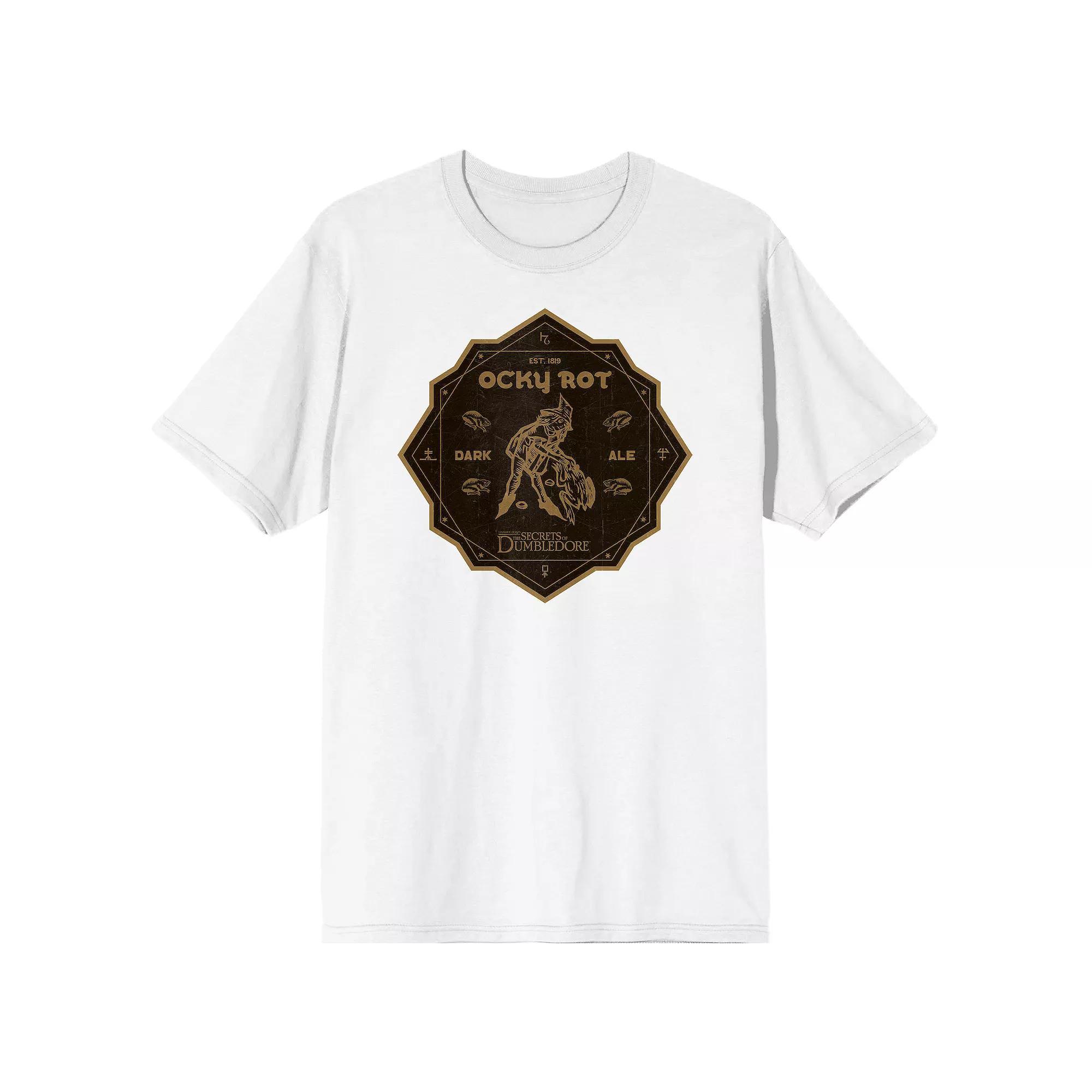 Men's Fantastic Beasts Ocky Rot Tee, Size: XL, White Product Image