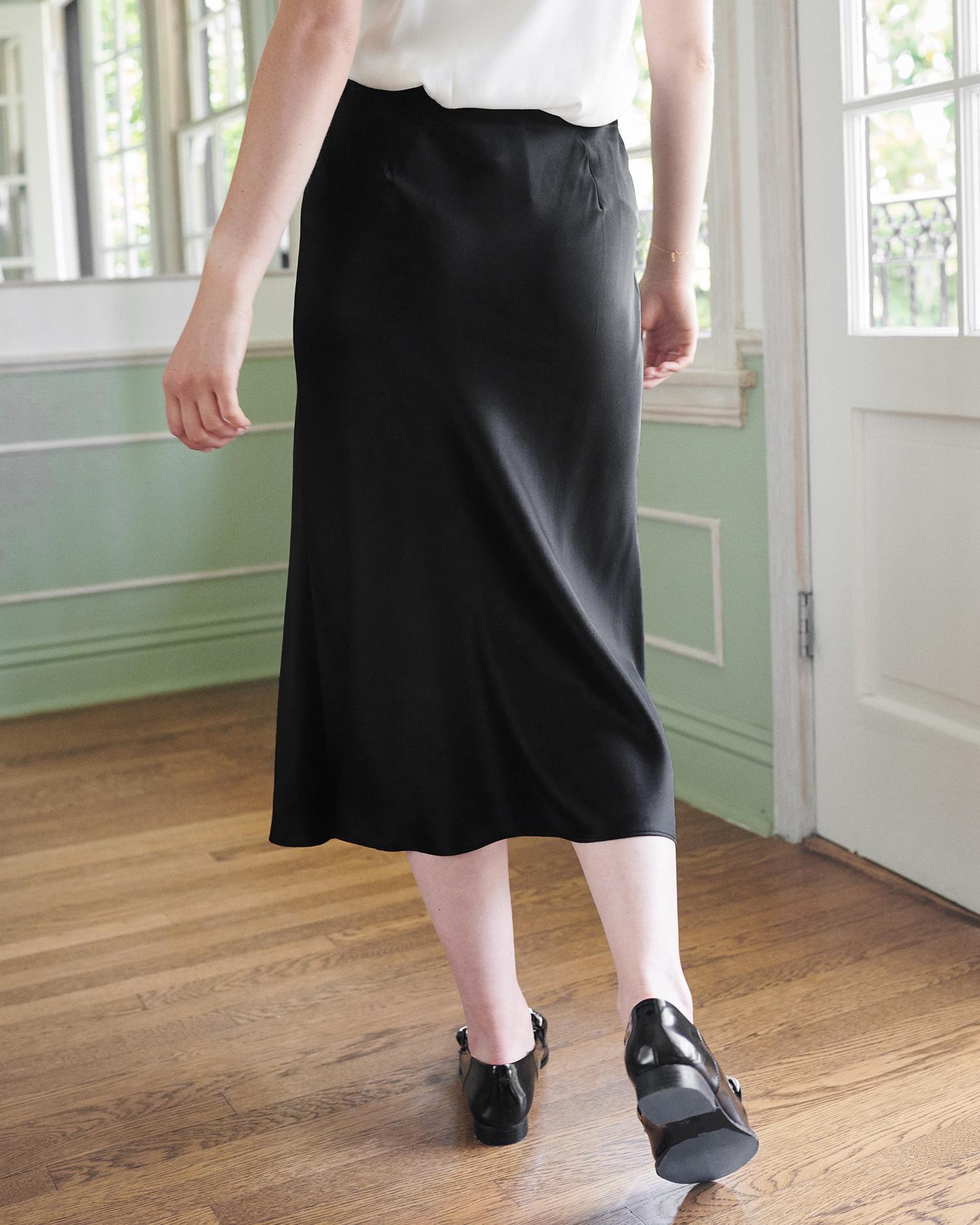 Quince | Women's 100% Washable Silk Skirt Size XS Product Image