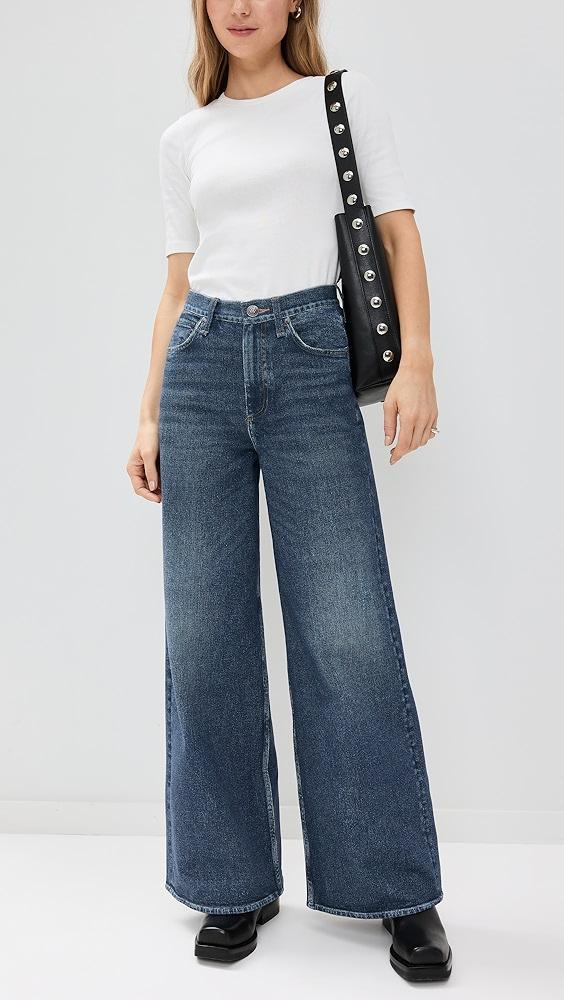 rag & bone Miramar Sofie High Rise Ankle Wide Leg Sweatpants | Shopbop Product Image