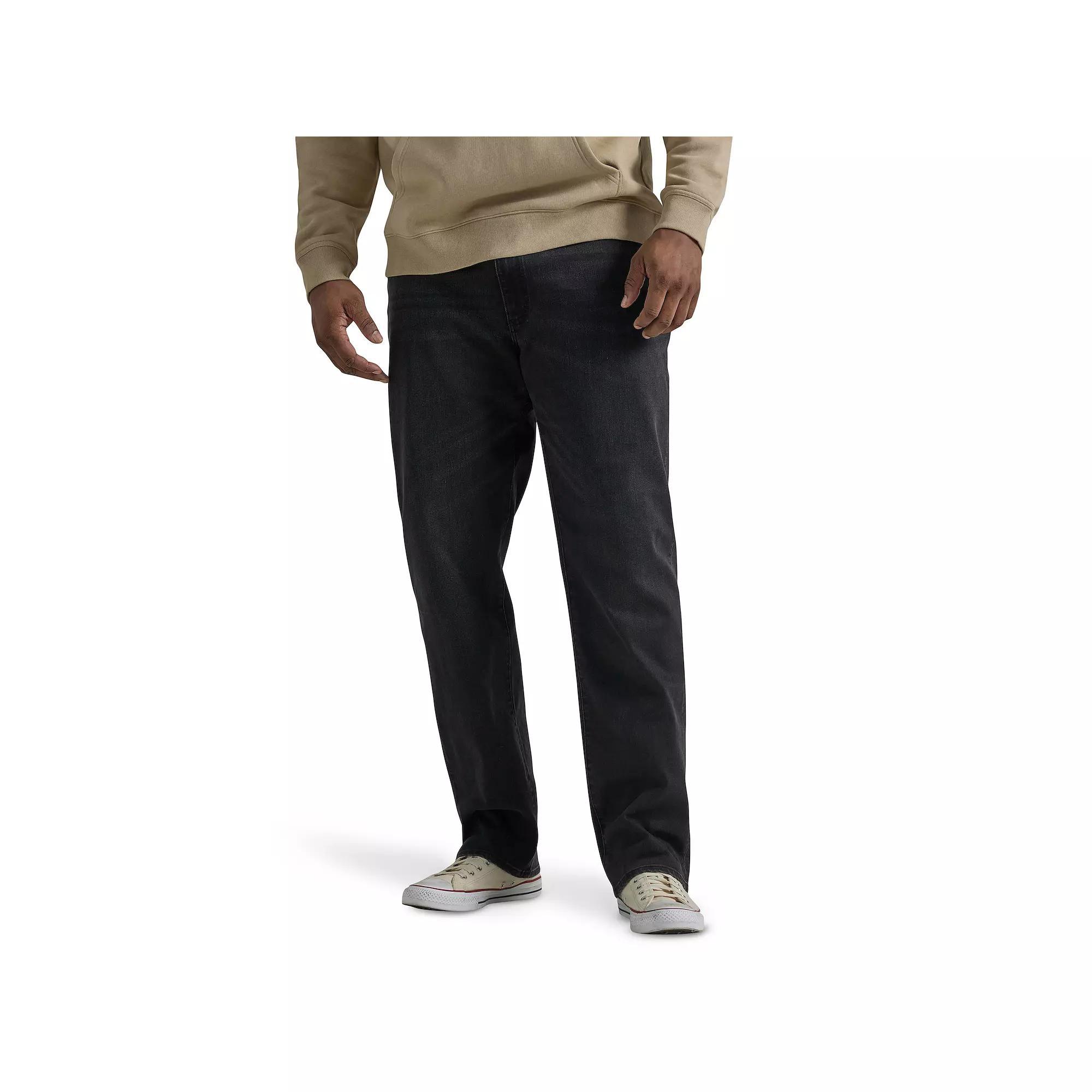 Big & Tall Lee® Extreme Motion MVP Relaxed-Fit Straight-Leg Jeans, Men's, Size: 46X29, Vintage Black Product Image