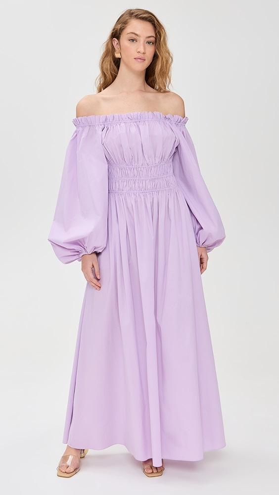 CAROLINE CONSTAS Raquela Off Shoulder Ruffle Maxi Dress | Shopbop Product Image