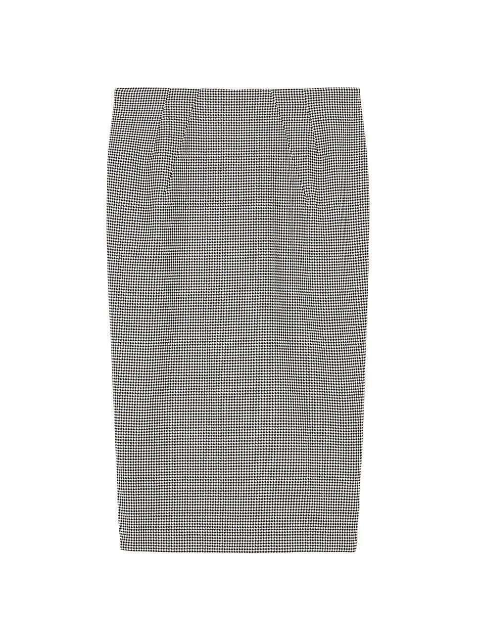 Womens Plus Etiopia Houndstooth Wool Pencil Midi-Skirt Product Image