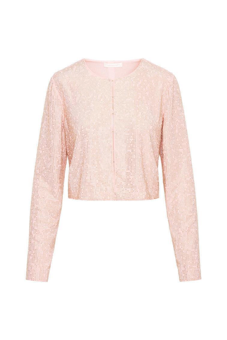Daliana Crystal Long Sleeve Top Product Image