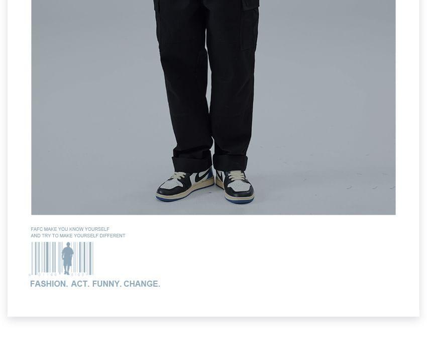 Plain Denim Single-Breasted Jacket Product Image