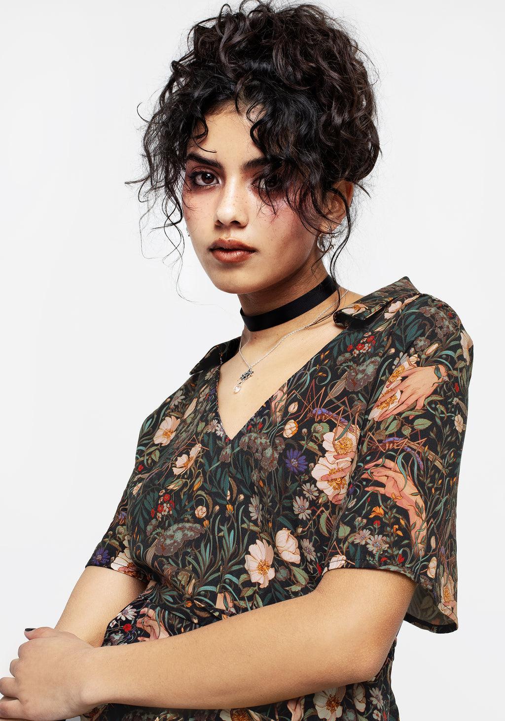 Ophelia Viscose Mini Dress Product Image
