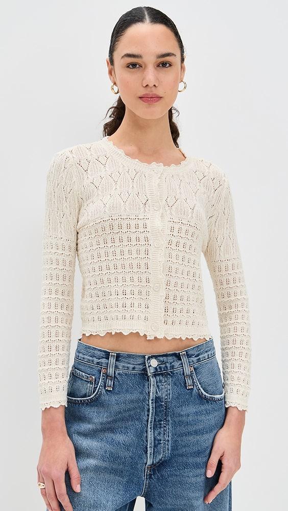 Z Supply Cardi Crochet Top | Shopbop Product Image