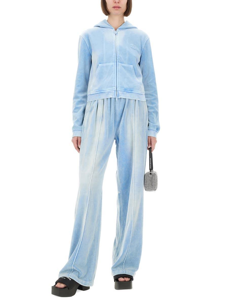 ALEXANDER WANG T Jogging Pants In Azure Product Image
