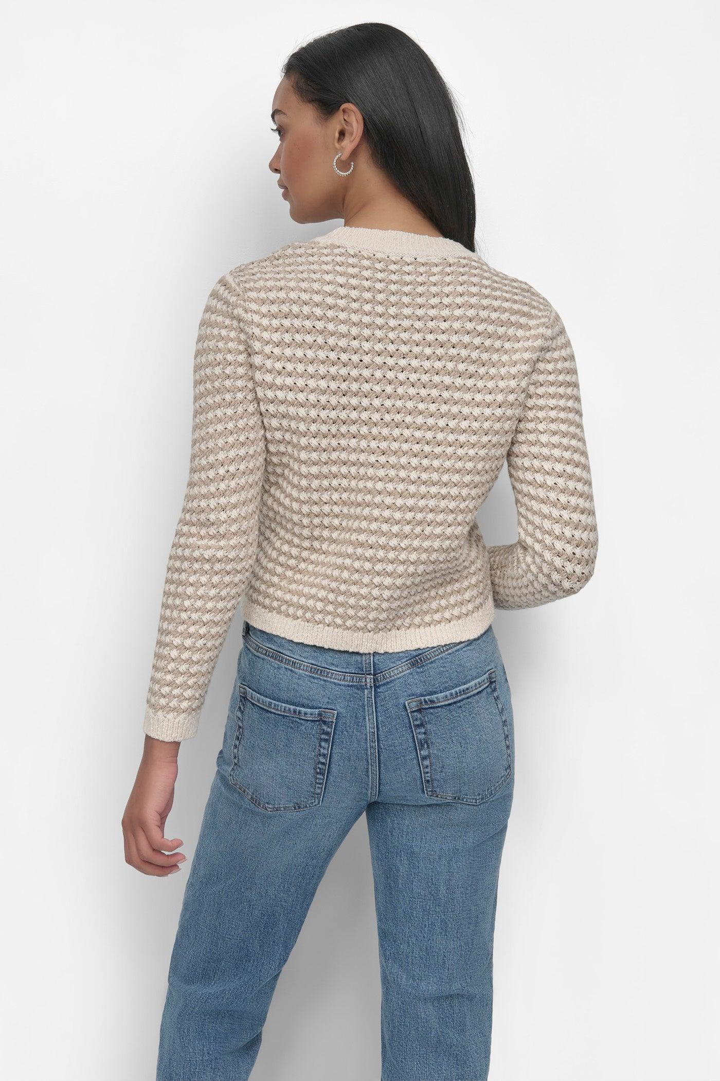 CREW NECK CHUNKY STITCH TOP Product Image