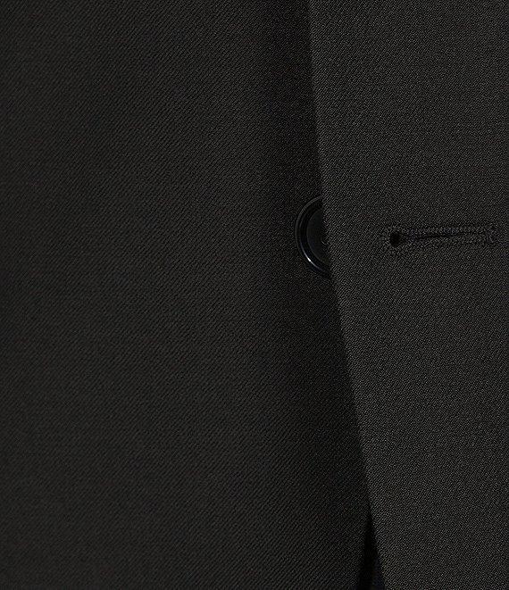 Hickey Freeman Modern Fit Flat Front Solid 2-Piece Suit Product Image