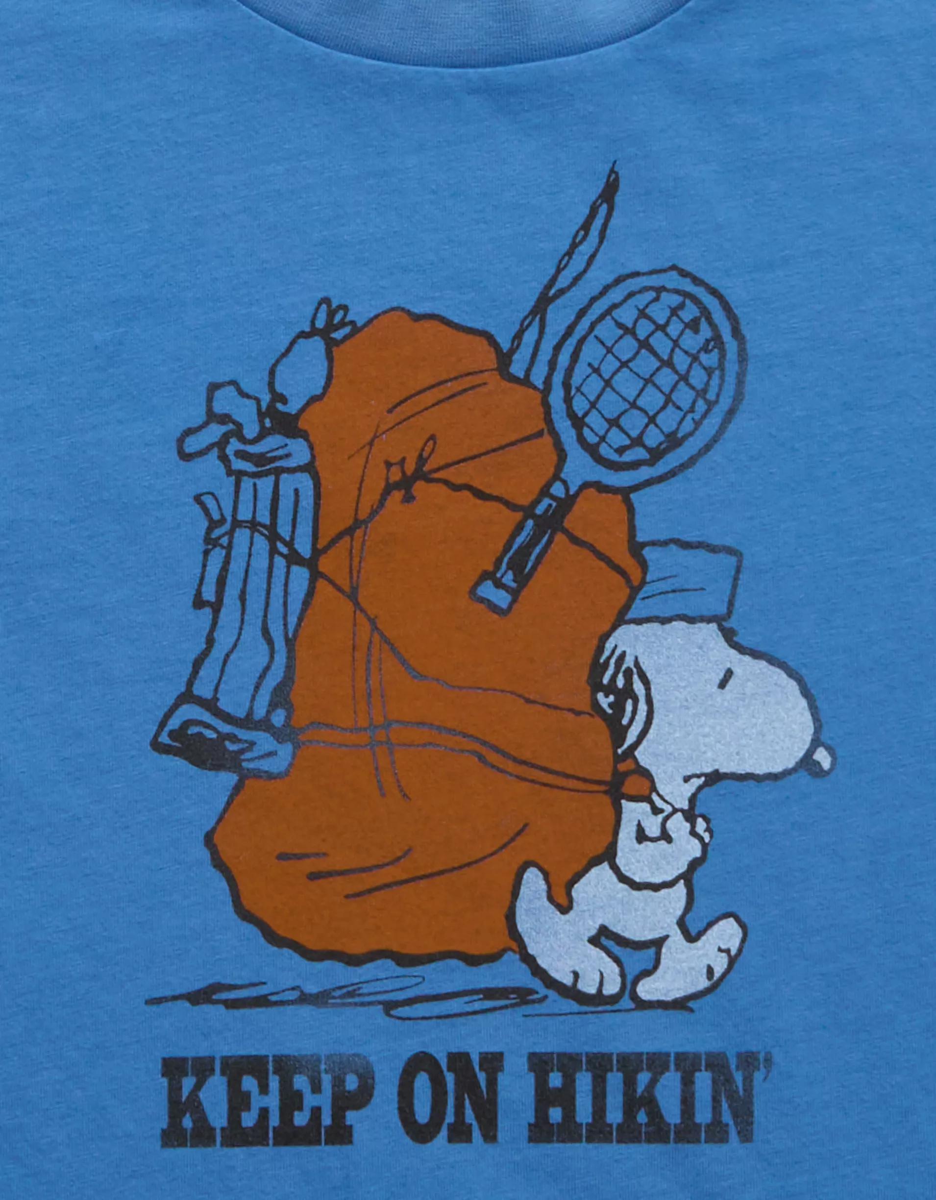 AE Boxy Snoopy Graphic T-Shirt Product Image