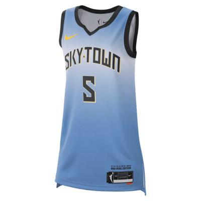 Angel Reese Chicago Sky 2024 Rebel Edition Nike Women's Dri-FIT WNBA Victory Jersey Product Image