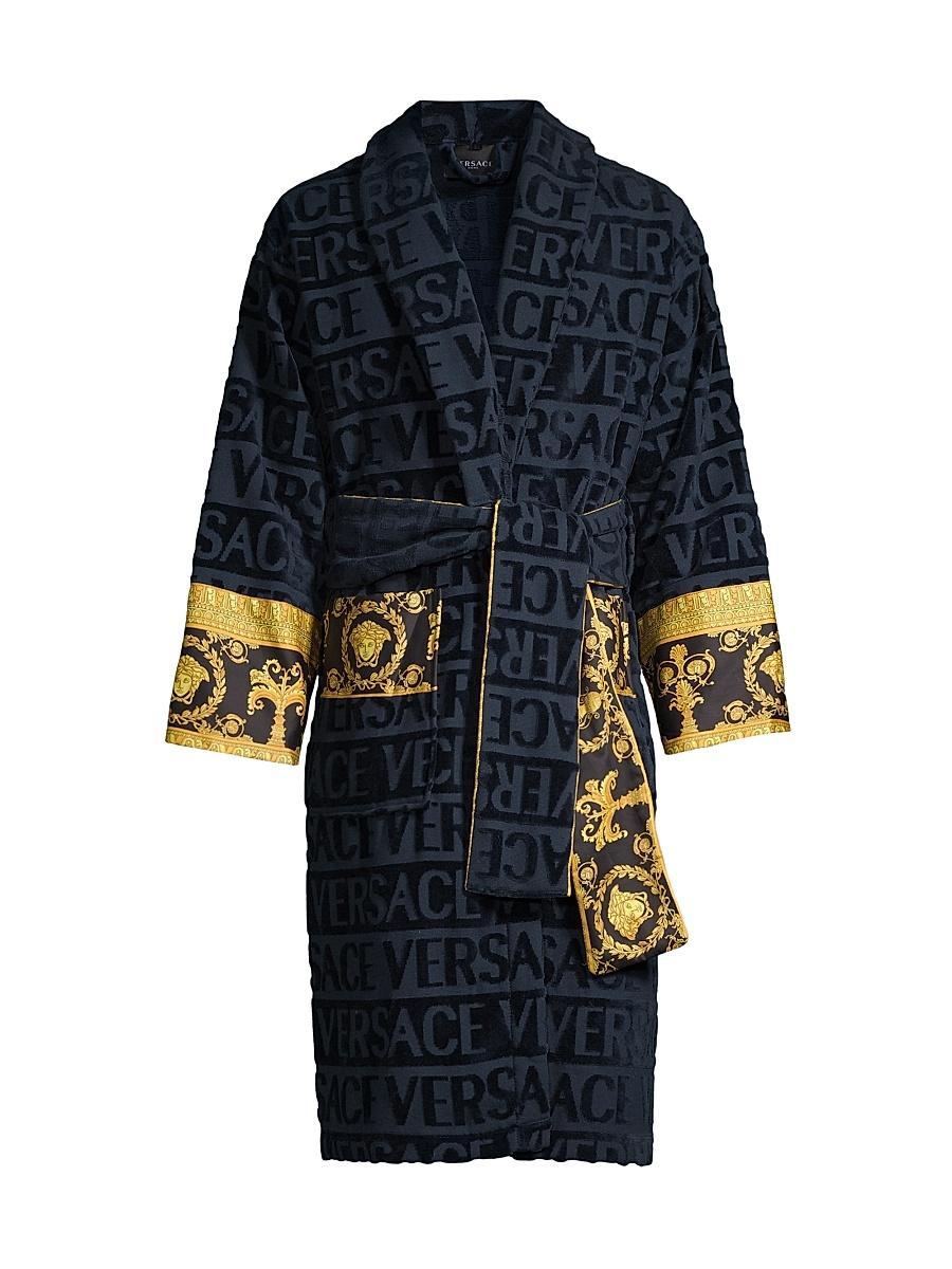 Mens Logo Baroque Bathrobe Product Image