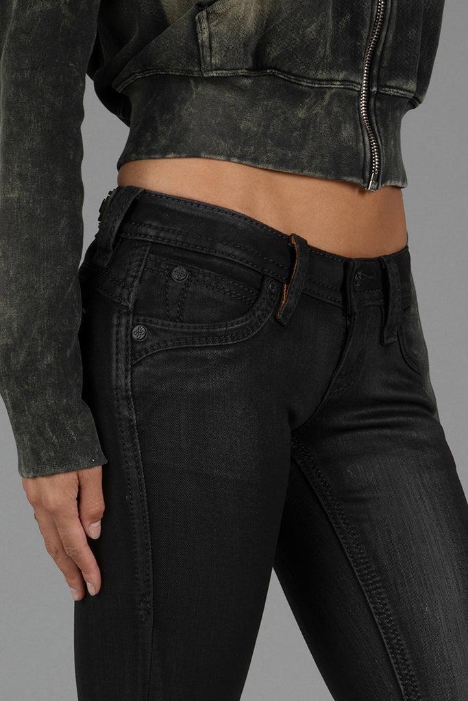Gwen Super Low-Rise Bootcut Jeans Product Image