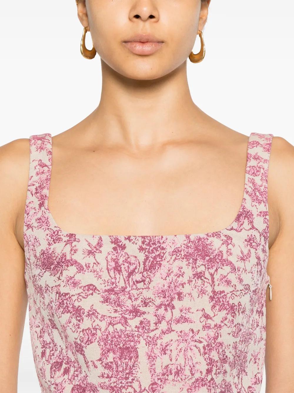 embroidered crop top Product Image